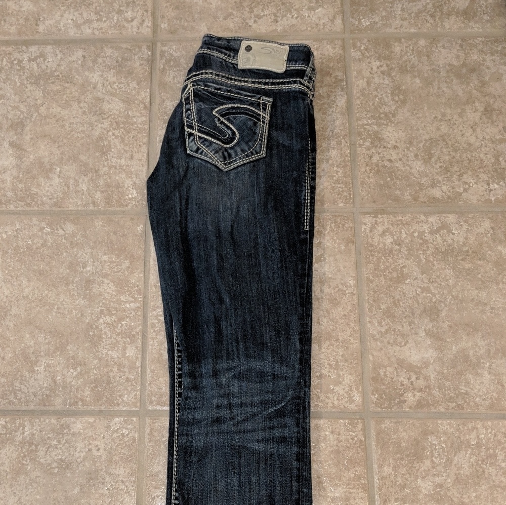 Silver jeans